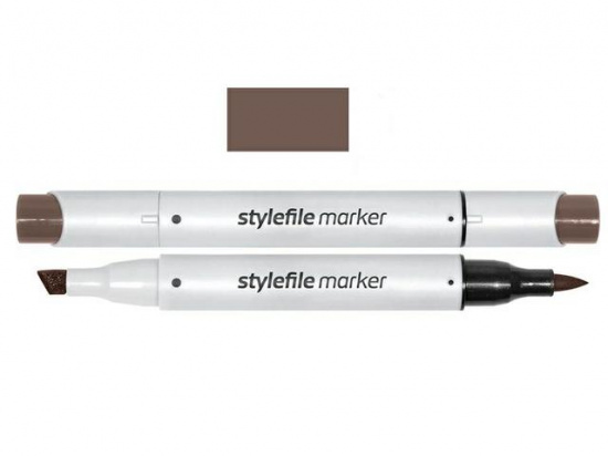 Маркер "Stylefile Brush" двухсторонний цв.806 Коричневый каштановый